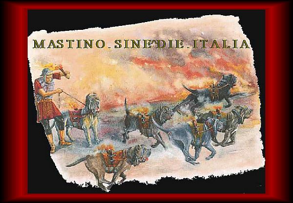 mastino sine^die italia,,, antichi romani con mastini