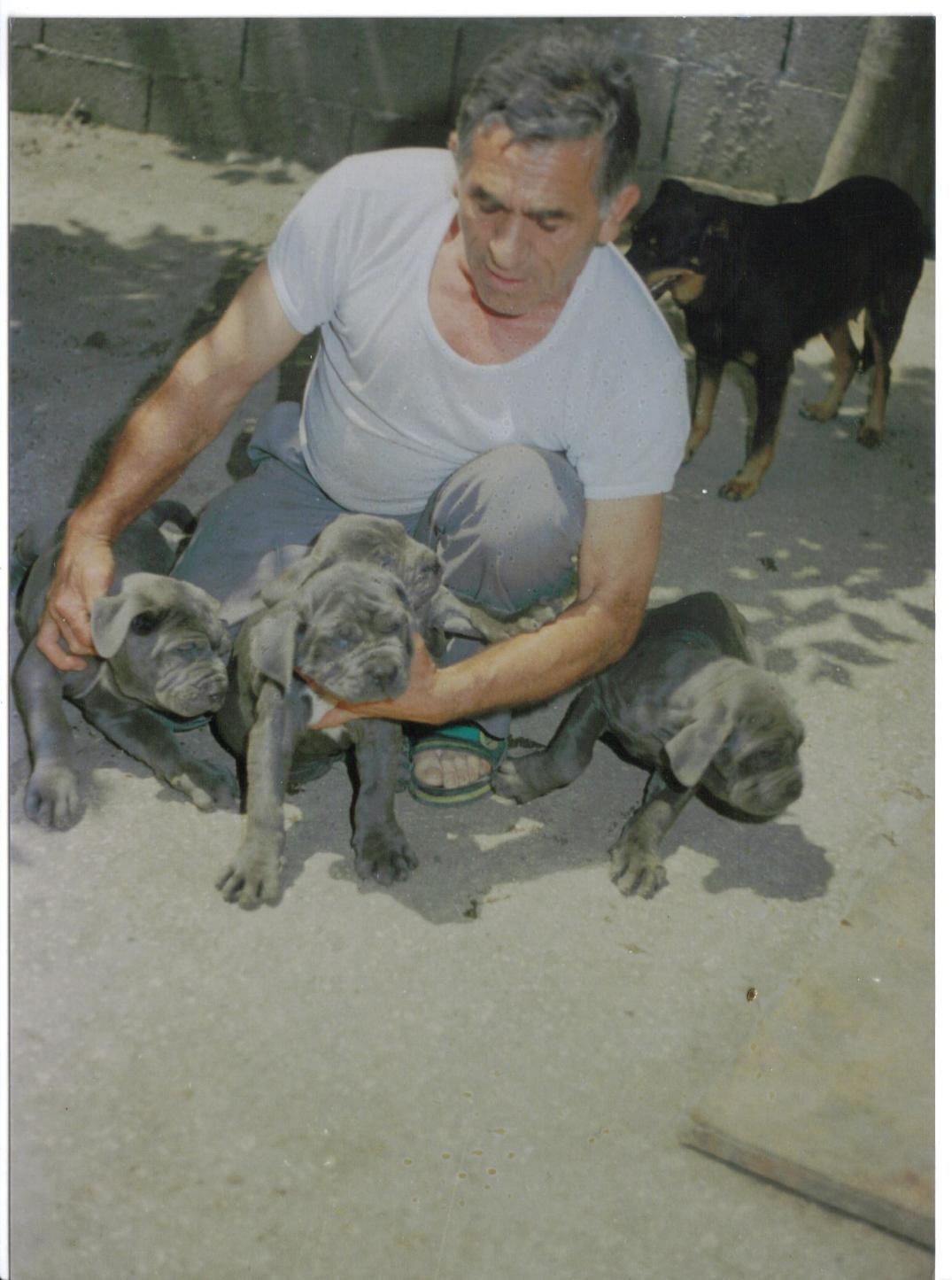 Salvatore Di Micco con figli Hatrim della Grotta Azzurra