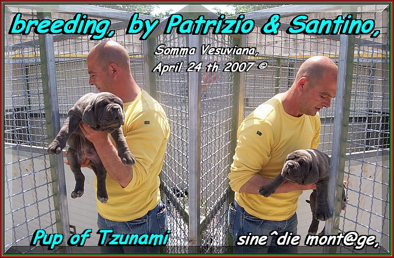 Santino Ardolino con un figlio di Tzunami,,,