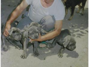 Salvatore Di Micco con figli Hatrim della Grotta Azzurra