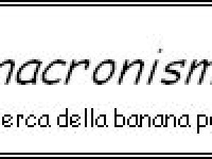banana anacronismo