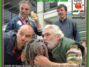 Achille,,, on this occasion won the title of Italian champion